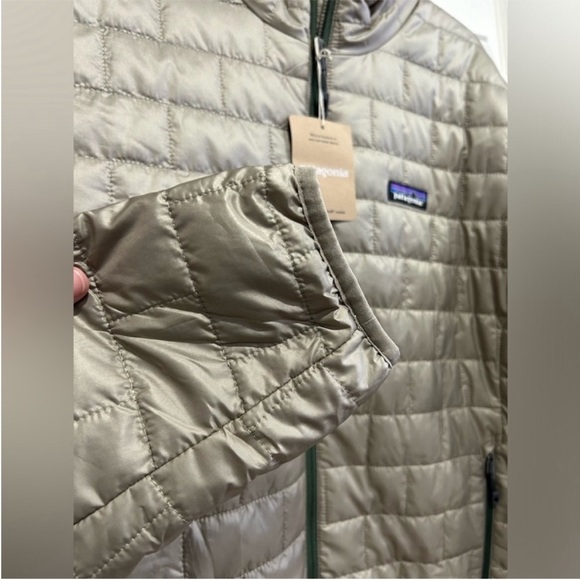 Patagonia Men’s XXL Nano Puff Jacket Seabird Grey Tan NWT Puffer Puffy - Picture 6 of 10